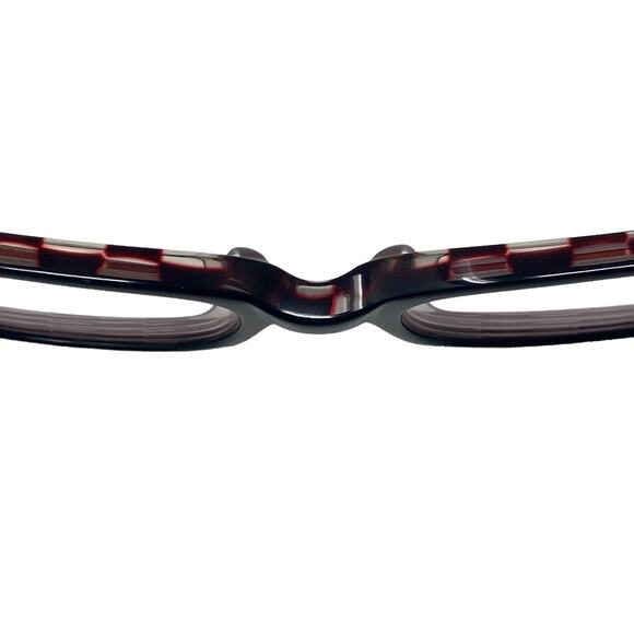 BULOVA Woman's Brown Eyeglasses Frames With Gray Case 51 16 140 Needs Lens - Picture 5 of 16